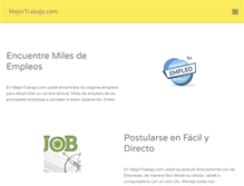 Tablet Screenshot of mejortrabajo.com